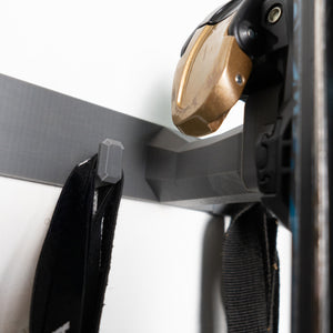 includes four gear hooks for extra storage