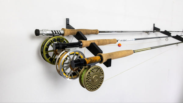 Fishing rod wall holder