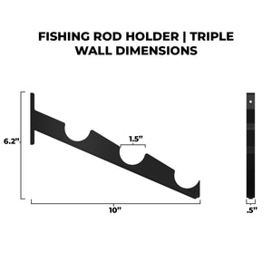 Fishing Rod Holder | Triple Wall