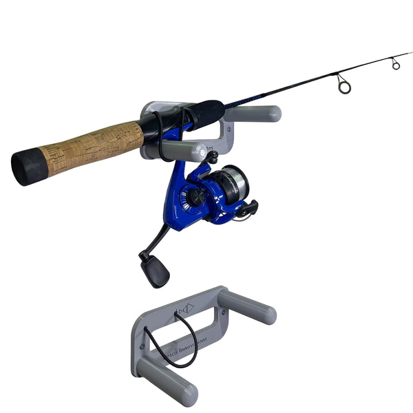 The Ice Fishing Rod Holder by Pesca Innovations allows you to securely store any of your ice fishing rods.
