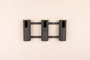 The Vertical Fishing Rod Holder: Triple by Pesca Innovations keeps your fishing rods safe and secure until you need them.