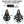 Kayak Bait Container by Pesca Innovations dimension image showing the size of the holders with and without the tool holder.