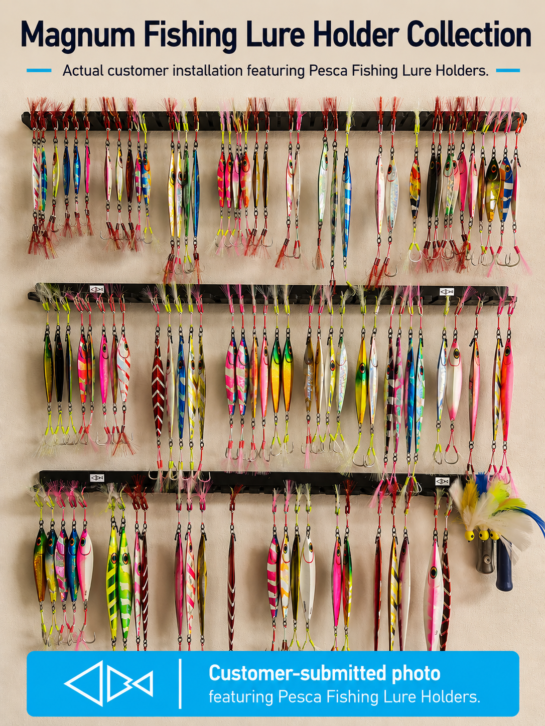 Fishing Lure Holder – Wall Mount