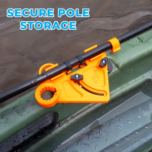 Kayak Stake Out Pole Holder with Adjustable Locking Collar