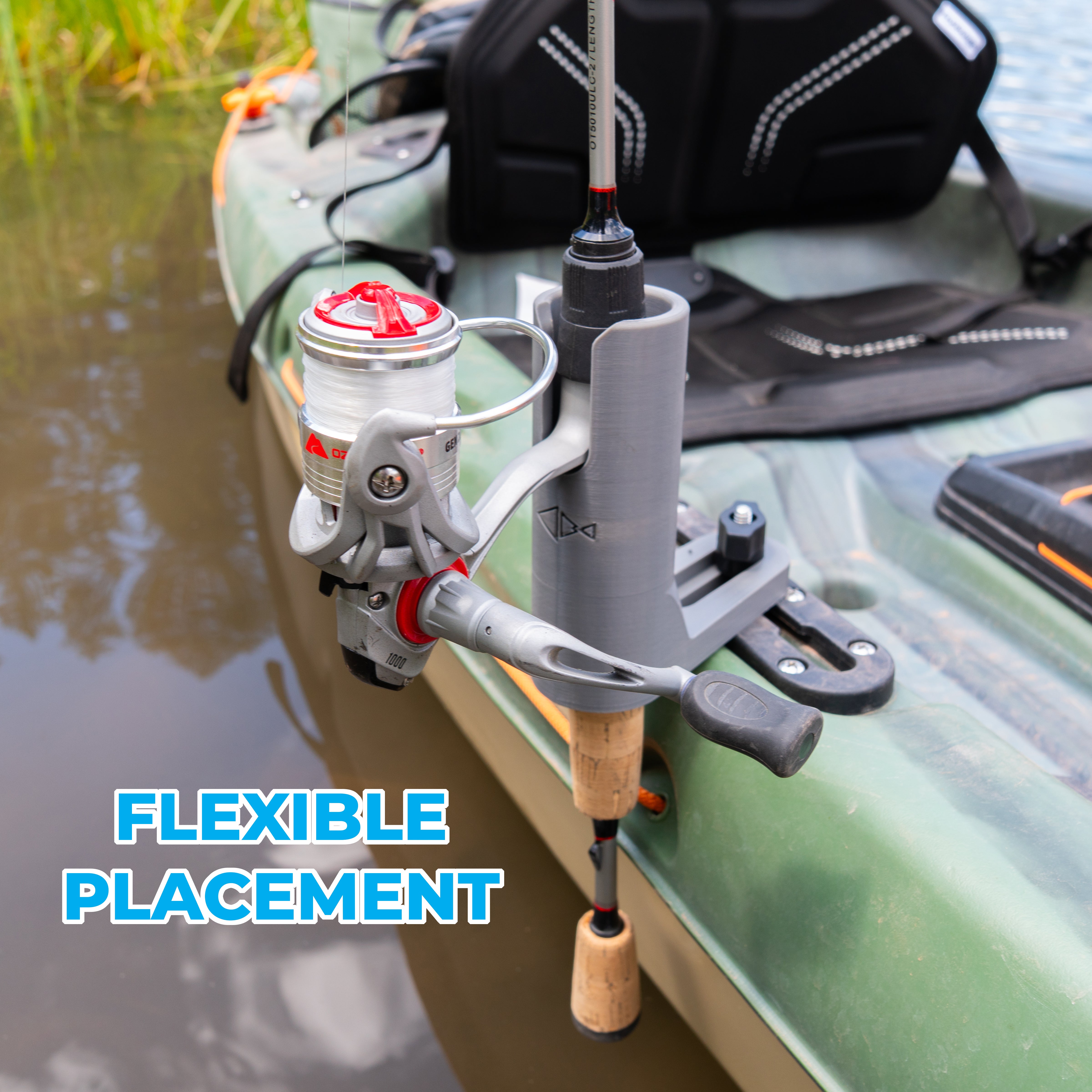 pelican kayak fishing rod holder Swivel - Adjustable Rod Holders for Boat and Sit-in Kayak Once installed Placement Kayak Rod Mount Pelican