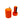 Waste line holder by Pesca Innovations showing both parts in orange with a white background.
