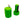 Waste line holder by Pesca Innovations showing both parts in green with a white background.