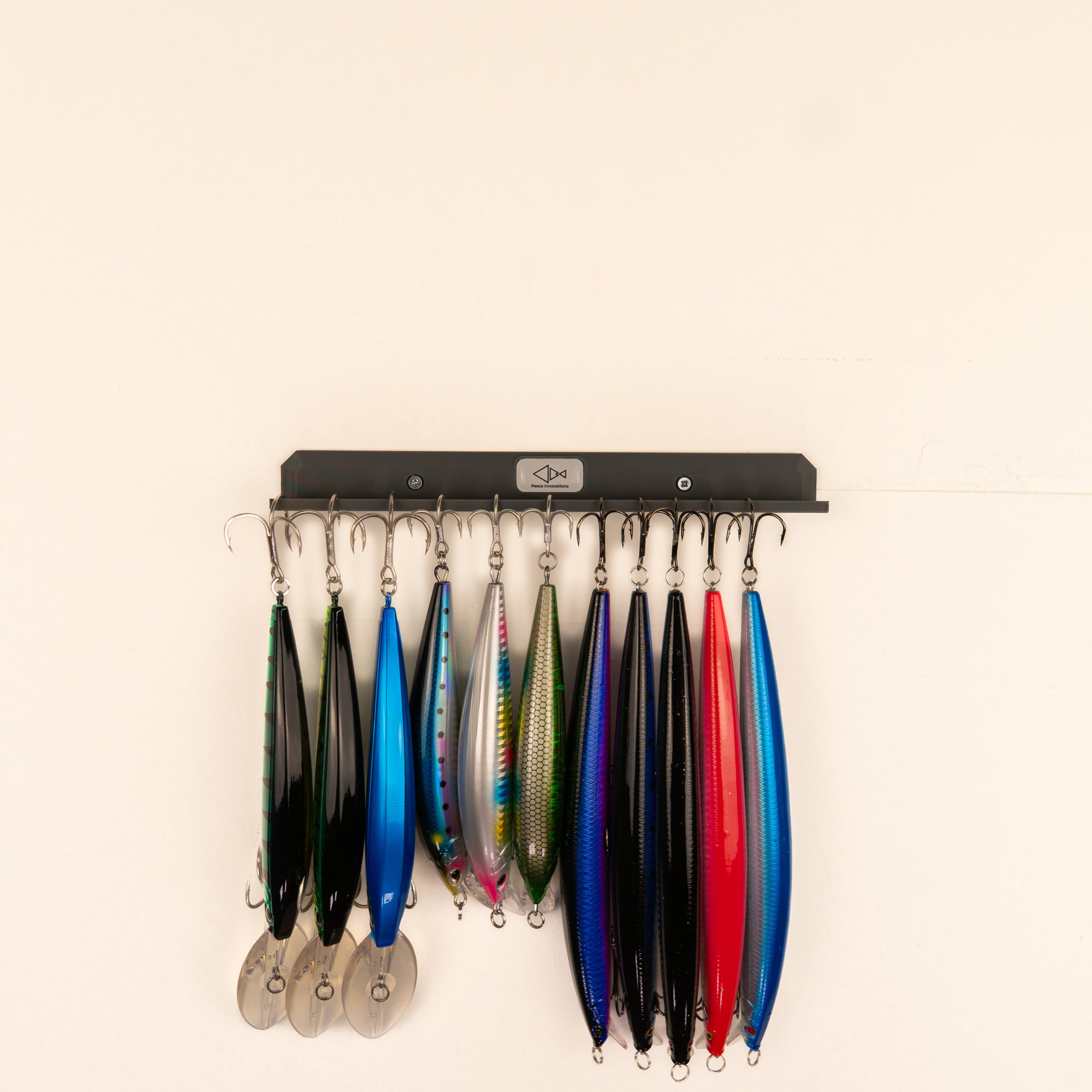 Fishing Lure Holder | Wall Mount Gray Fishing Lure Holder | Wall Mount Gray