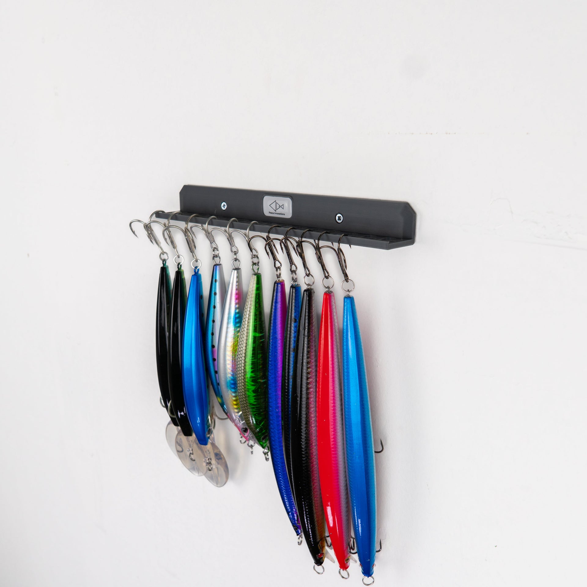 Fishing Lure Holder | Wall Mount Gray