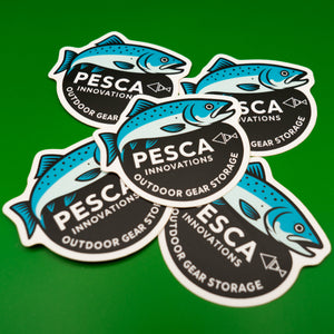silver salmon sticker