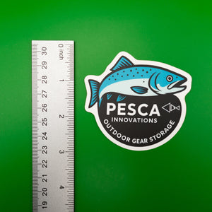 silver salmon fish sticker height