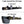 Comparison graphic showing tube diameter options for a fly rod tube holder: a 2-inch diameter black tube at the top and a 2.5-inch diameter olive green tube at the bottom, labeled 'TUBE DIAMETER OPTIONS' on a white background.