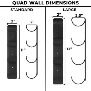 Fly rod tube holder quad wall dimension image