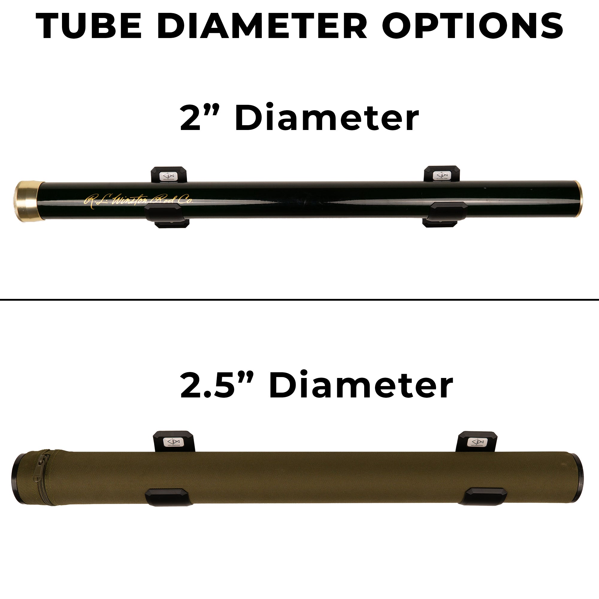 Single Fly Rod Tube Holder – Wall Mount