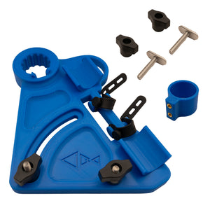 Kayak Stakeout Pole Holder in the blue color option