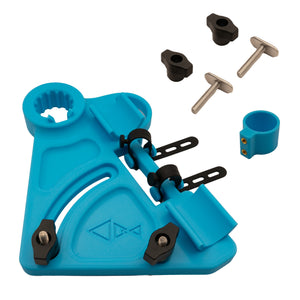 Kayak Stakeout Pole Holder in the light blue color option