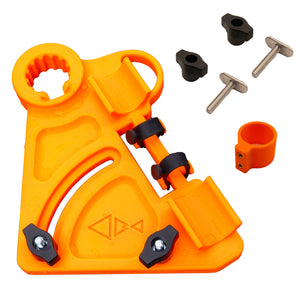 Kayak Stakeout Pole Holder in the orange color option