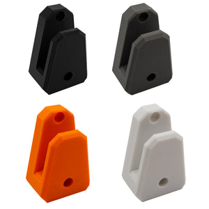 Pesca Innovations Low Profile Snowboard Holder color options: Black, Gray, Orange and White