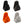 Pesca Innovations Mountain Ski Holder color options: Black, Gray, Orange and White