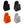 Pesca Innovations Snowflake Snowboard Holder color options: Black, Gray, Orange and White
