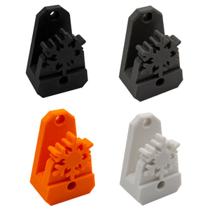 Pesca Innovations Snowflake Snowboard Holder color options: Black, Gray, Orange and White