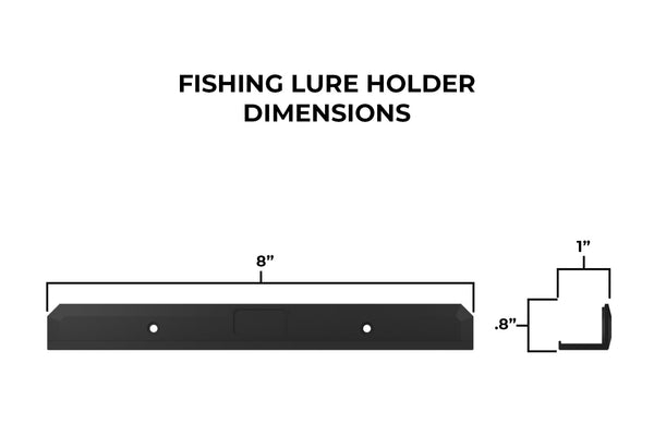 Fishing Lure Holder | Wall Mount