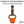 Orange kettlebell with a gray fly rod tube holder on a white background, featuring text about flexibility and strength.