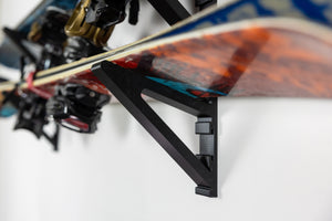 Close up of Ski Holder Attachment by Pesca Innovations. Made of Extremely Strong, lightweight and durable PETG. 