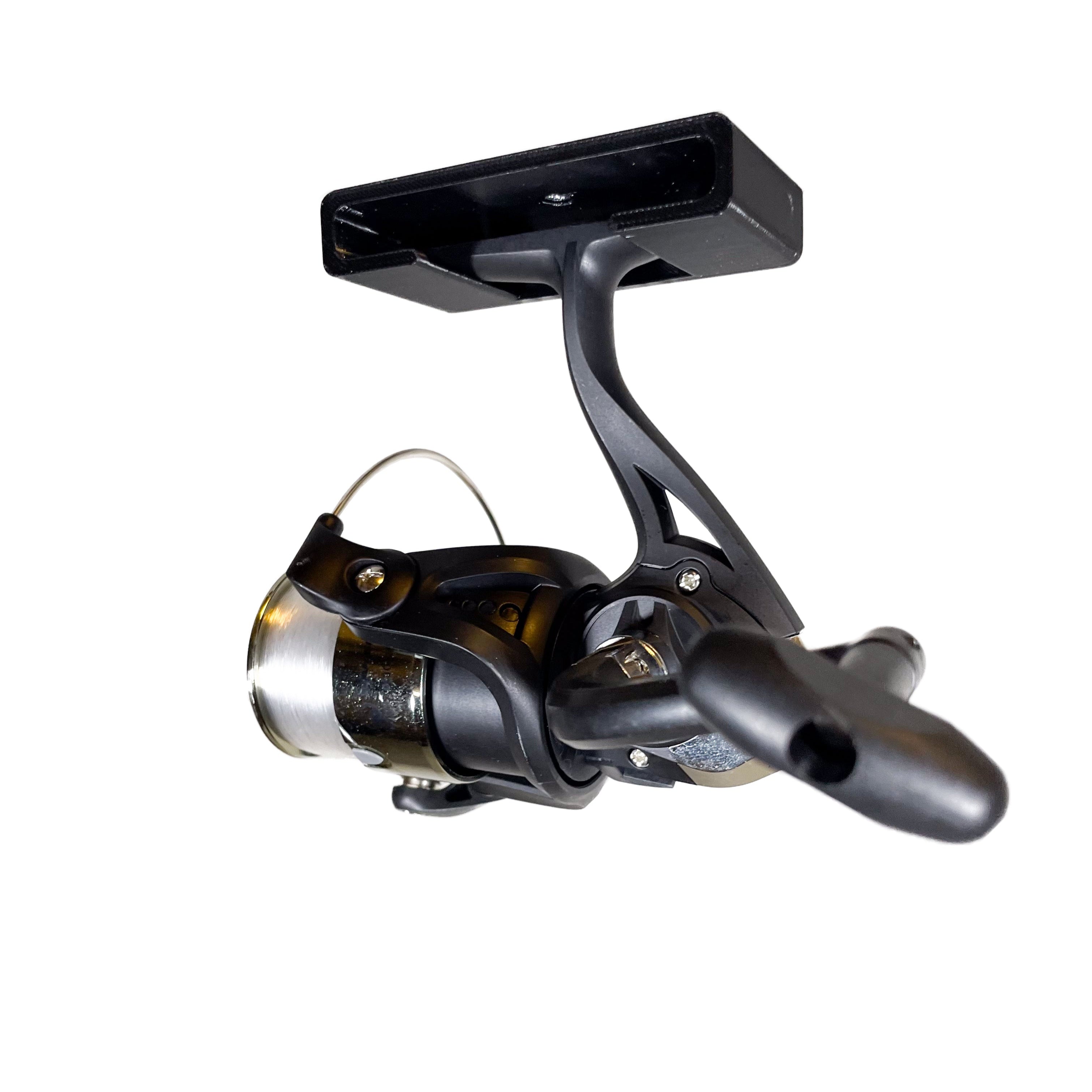 are fishing reels universal Universal Fishing Reel Holder Black
