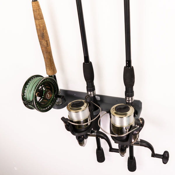 The Multi Mount Fishing Rod Holder by Pesca Innovations can hold any type and size of fishing rod. 