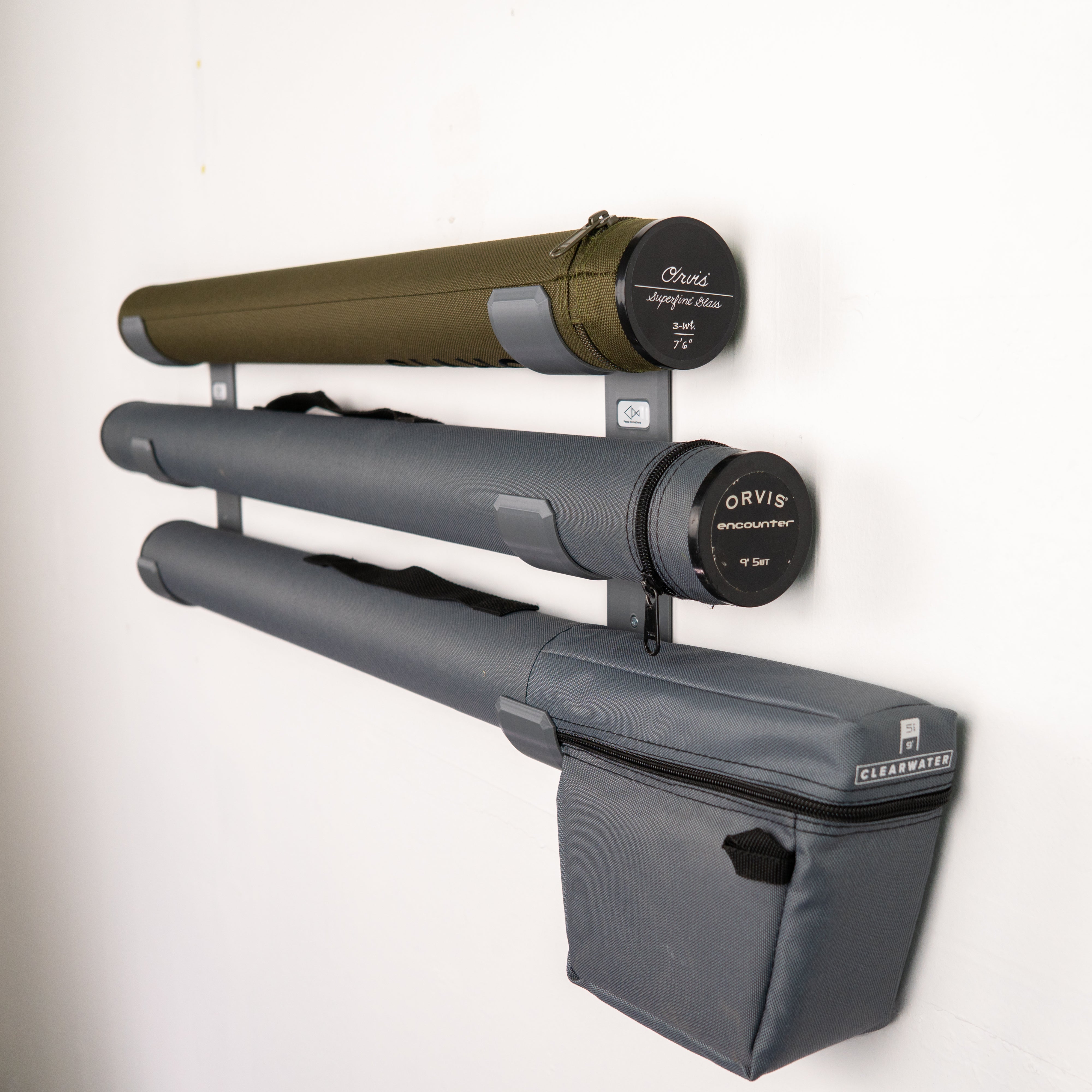 Fly Rod Tube Holder | Triple Wall Orange / Standard (2") Fly Rod Tube Holder | Triple Wall Orange / Standard (2")