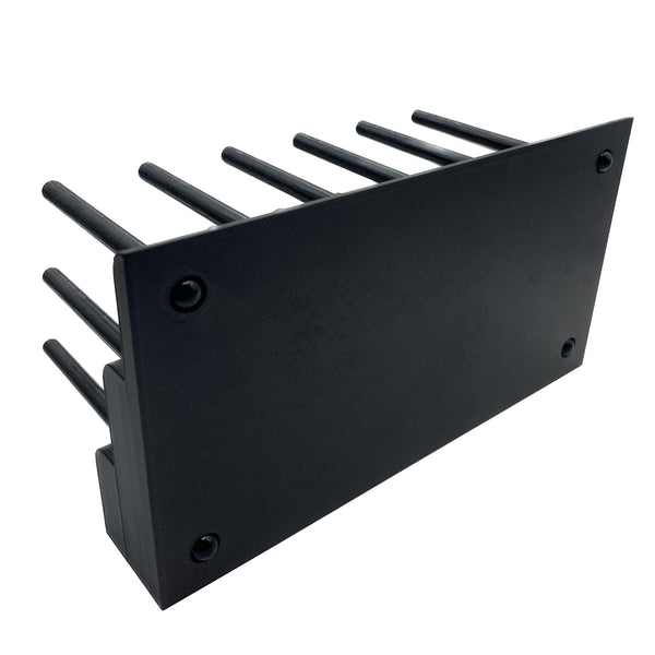 The Fly Tying Thread Holder for your Desk by Pesca Innovations includes anti-slip and scratch rubber feet.