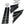 Everything that is Included in the Ski Holder Package: 1 Set of Modular Rails and 2 Sets of Ski Holder Attachments. 
