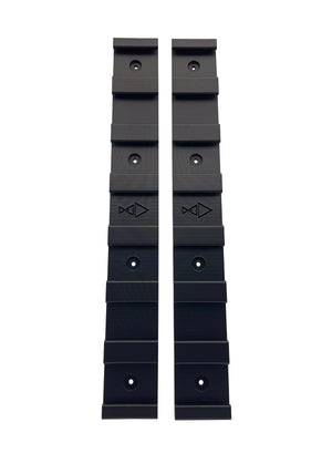 The Modular Rails are made of extremely strong, lightweight and durable PETG. 