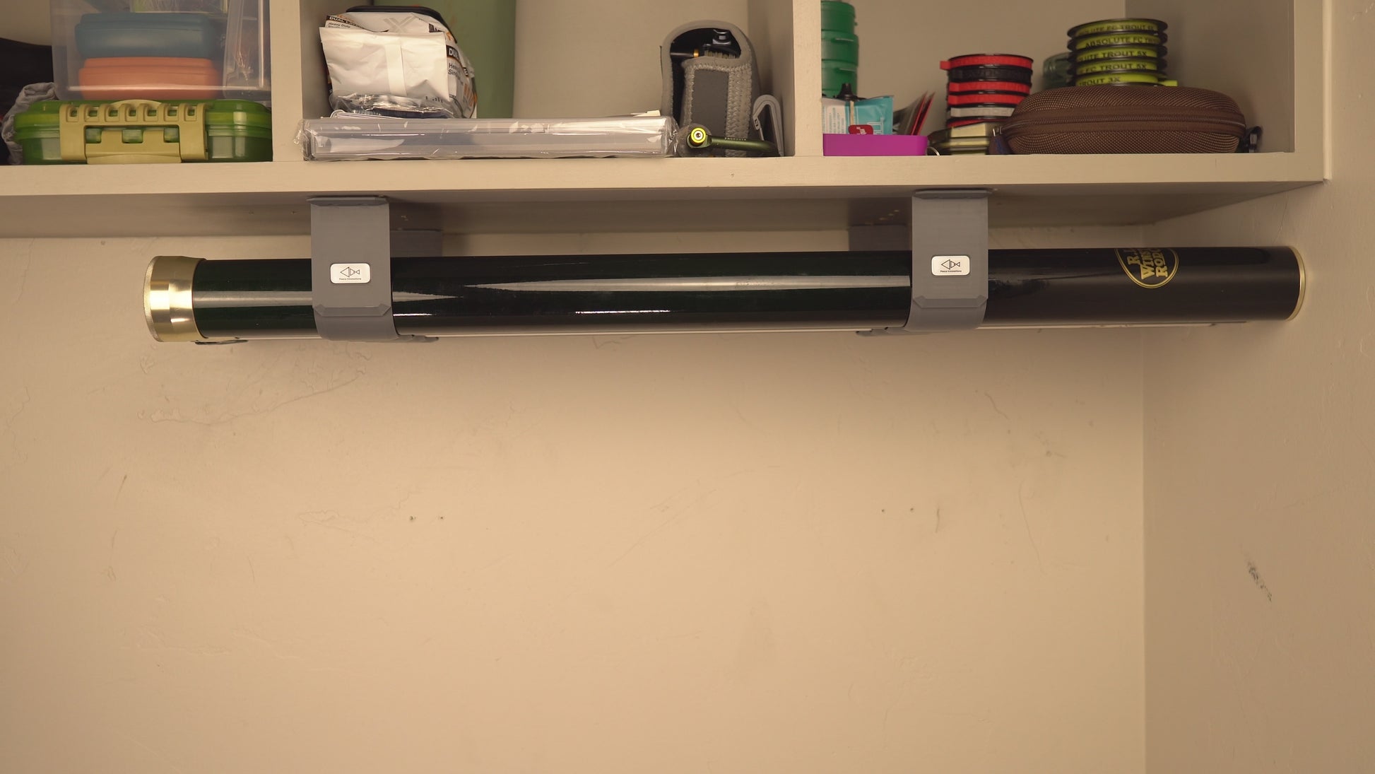 The Fly Rod Tube Holder Quad Shelf by Pesca Innovations in-use video. 