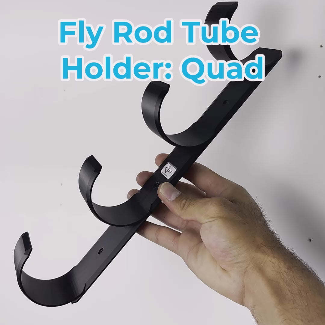 About the fly rod tube holder quad wall
