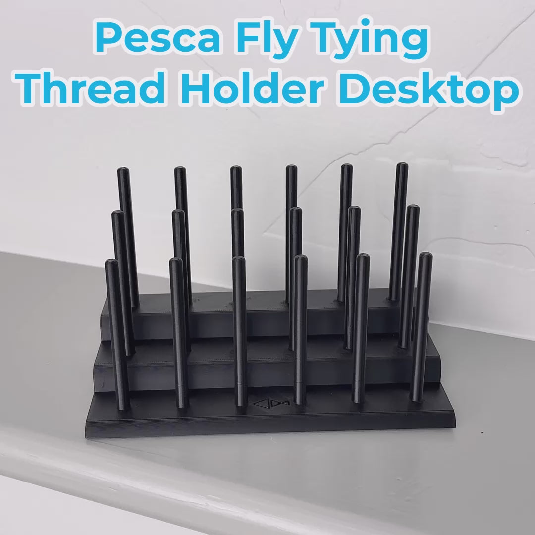 About the Fly Tying Thread Holder Desk by Pesca Innovations
