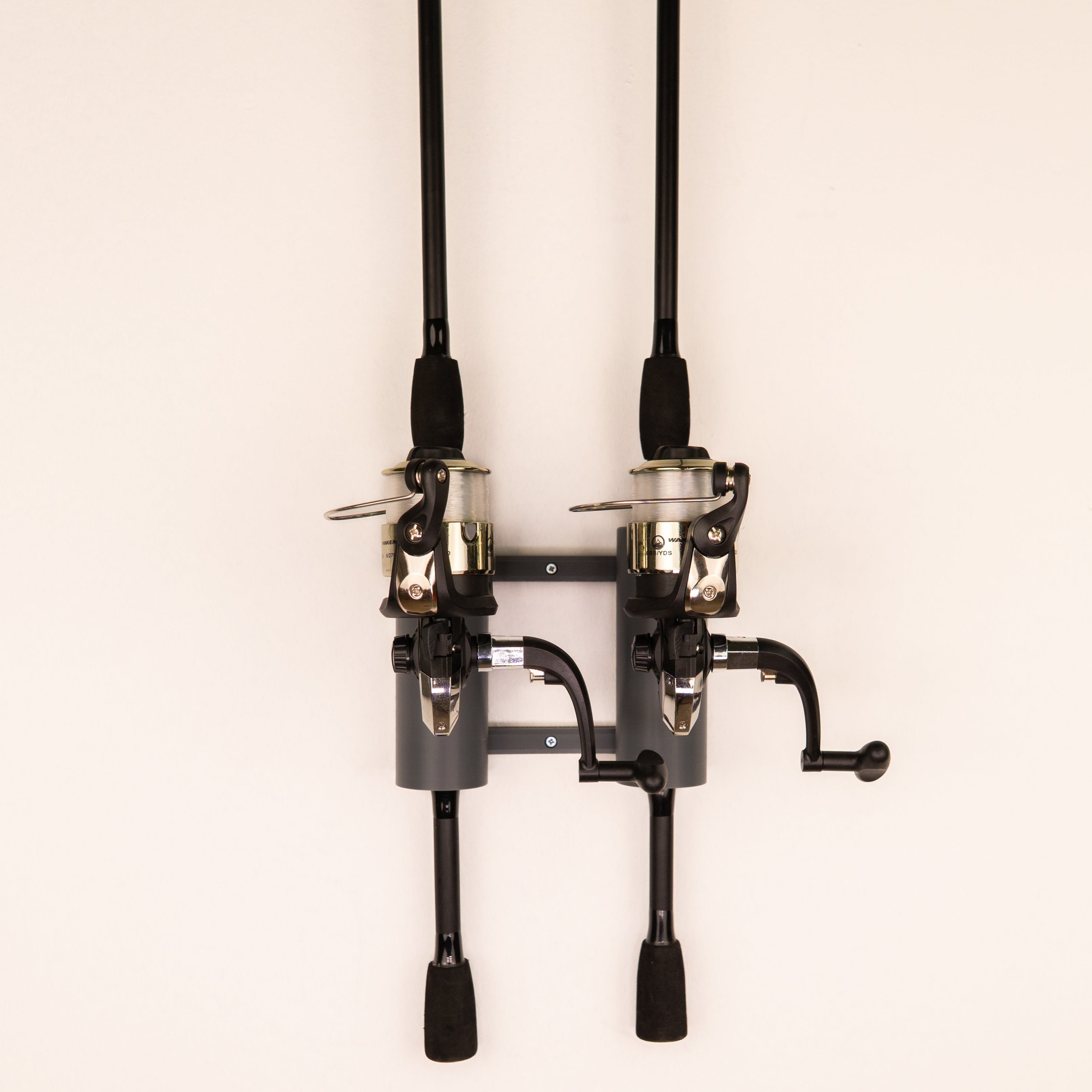 double fishing rod holder Vertical Fishing Rod Holder: Double Fishing Rods Black