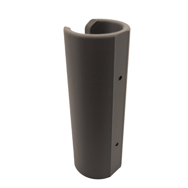 The Vertical Fishing Rod Holder Single Wall Mount by Pesca Innovations is designed for any flat, vertical surface. 