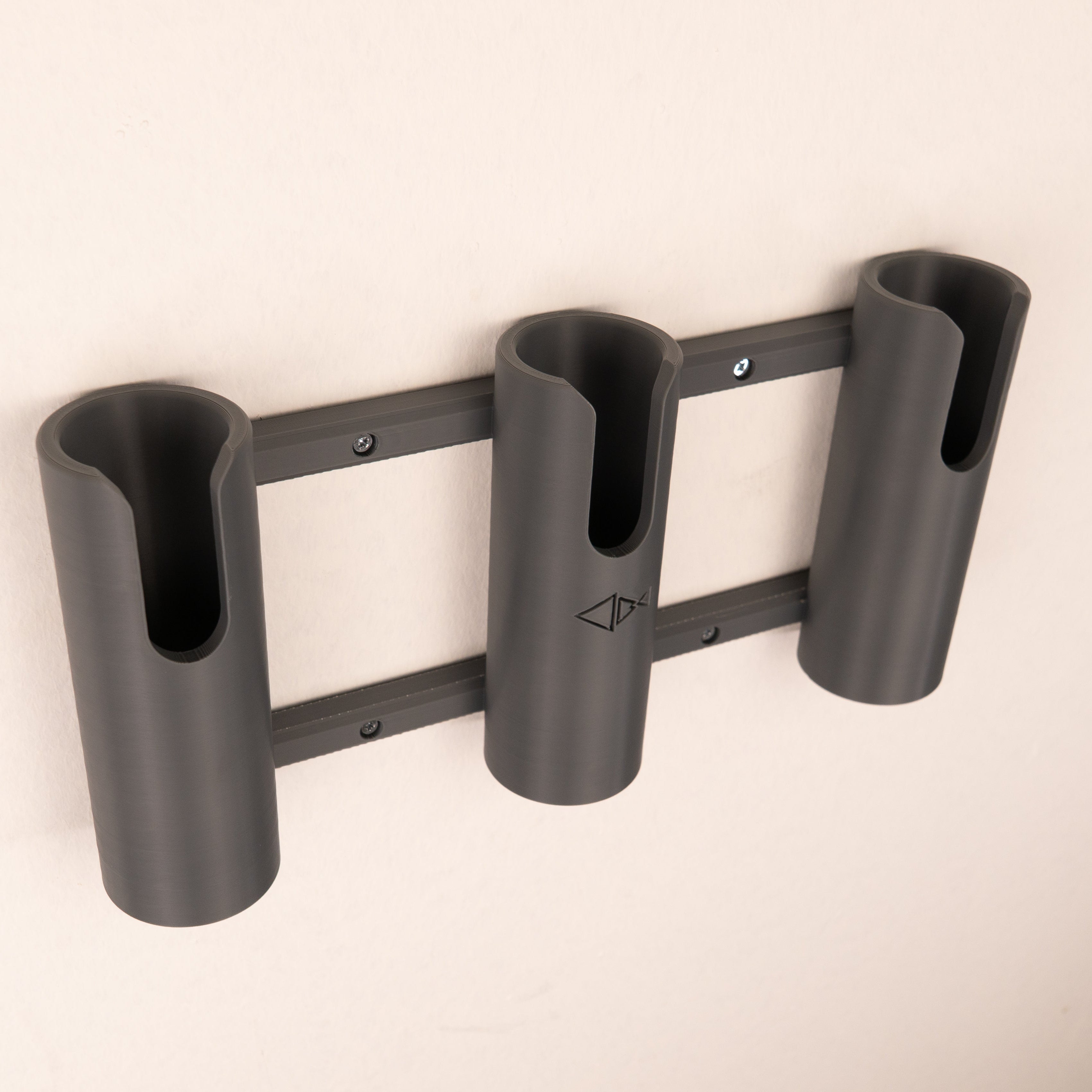 Vertical Fishing Rod Holder: Triple Fishing Rods Black Vertical Fishing Rod Holder: Triple Fishing Rods Black